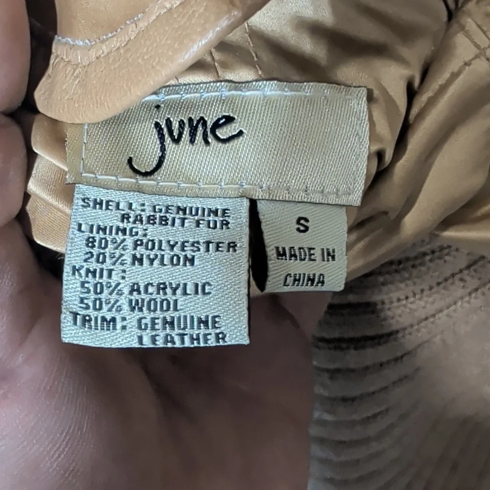 June Rabbit Fur Reverseable Jacket - Picture 3 of 7